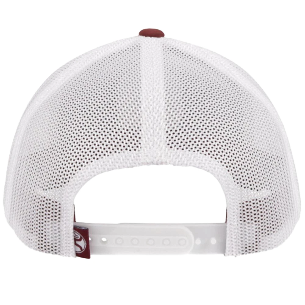 Hooey Men's "Cheyenne" Maroon And White Hat 2144T-MAWH 4 Hooey Men's "Cheyenne" Maroon And White Hat 2144T-MAWH - Image 2