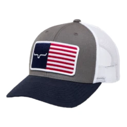 Kimes Ranch® Unisex American Trucker Charcoal Hat S22-012003
