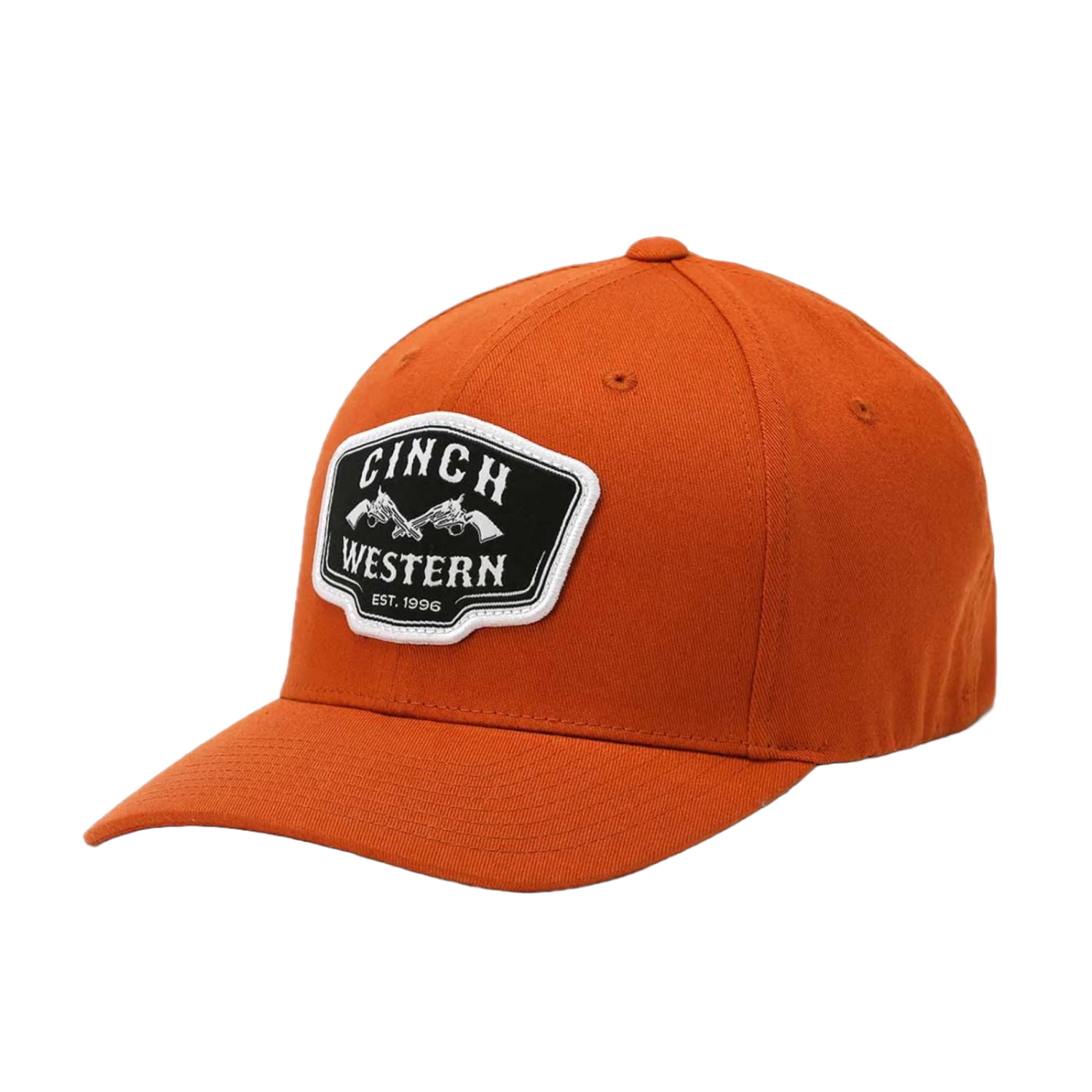 Cinch® Men's 6-panel Orange Flex Fit Cap MCC0627789 3 Cinch® Men's 6-panel Orange Flex Fit Cap MCC0627789