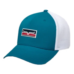 Kimes Ranch® Unisex Broken Stripe 110 Teal Cap S22-021920