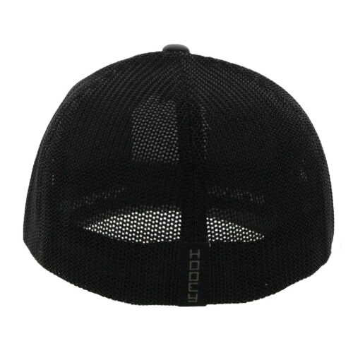 Hooey® Men's Cheyenne 5-panel Charcoal & Black Flexfit Cap 2244CHBK 4 Hooey® Men's Cheyenne 5-panel Charcoal & Black Flexfit Cap 2244CHBK - Image 2