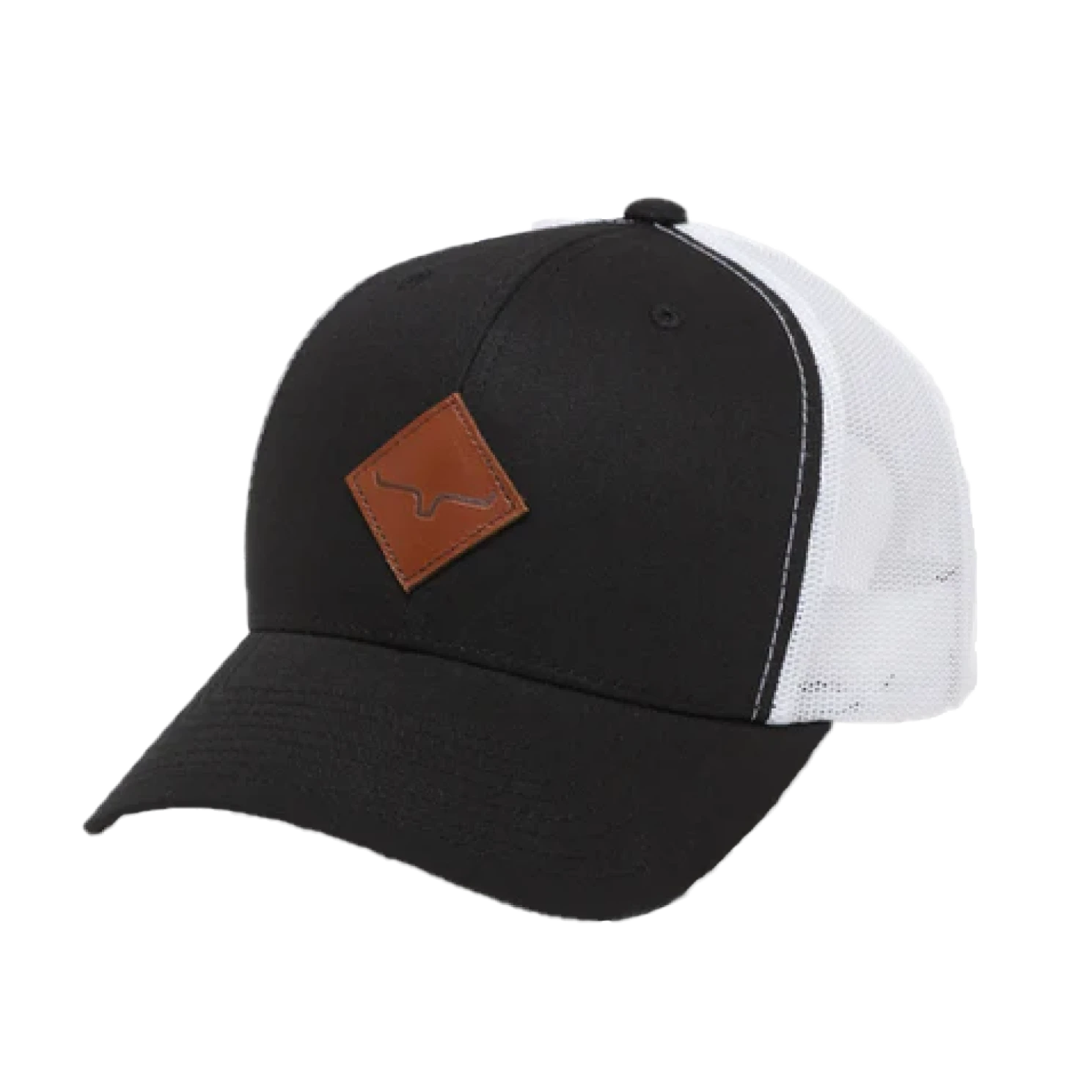 Kimes Ranch® Unisex Black Diamond Leather Logo Patch Cap DCAP-BLK 3 Kimes Ranch® Unisex Black Diamond Leather Logo Patch Cap DCAP-BLK
