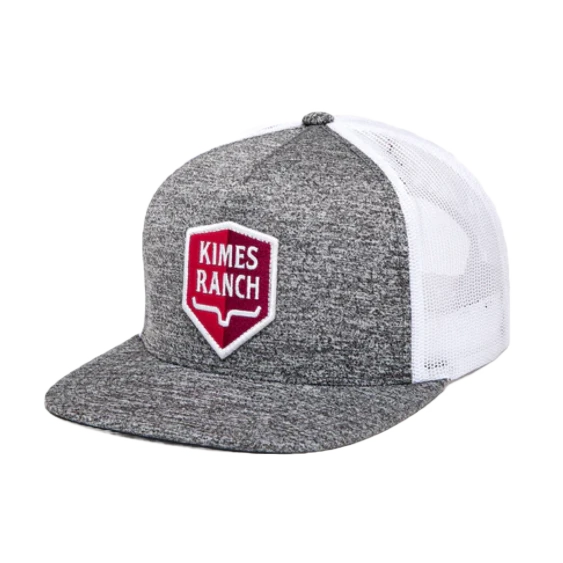 Kimes Ranch® Unisex Jack Trucker Grey Cap S22-1020GH 3 Kimes Ranch® Unisex Jack Trucker Grey Cap S22-1020GH