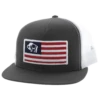 Hooey Men's American Made 5-panel Grey & White Trucker Cap 9711T-GYWH -Ariat Myproject 2023 05 22T143249.232