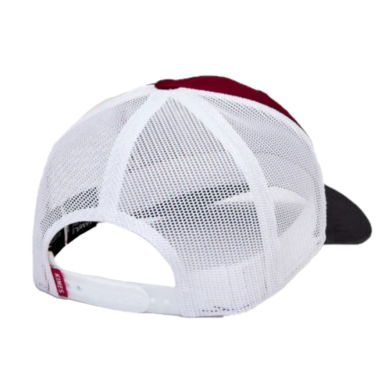 Kimes Ranch® Unisex American Trucker Burgundy Hat S22-012002 4 Kimes Ranch® Unisex American Trucker Burgundy Hat S22-012002 - Image 2