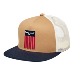 Kimes Ranch® Unisex Cody Trucker Work Wear Brown Cap S22-032302