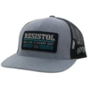 Hooey® Men's Resistol 5-panel Grey & Black Trucker Cap 2252T-GYBK -Ariat Myproject 2023 05 23T093527.513