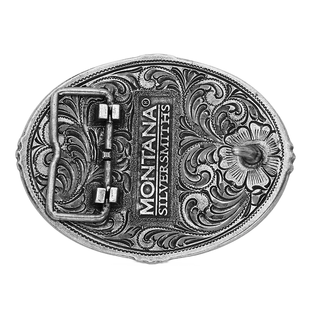 Montana Silversmiths Southwestern Buffalo Attitude Buckle A814T 4 Montana Silversmiths Southwestern Buffalo Attitude Buckle A814T - Image 2