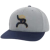 Hooey "Hawk" High-Profile Grey & Navy Snapback Hat 4014T-GY -Ariat Myproject 2023 05 23T120637.995