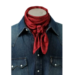 Cinch® Men's Burgundy Paisley Printed Satin Wild Rag MXX1998001