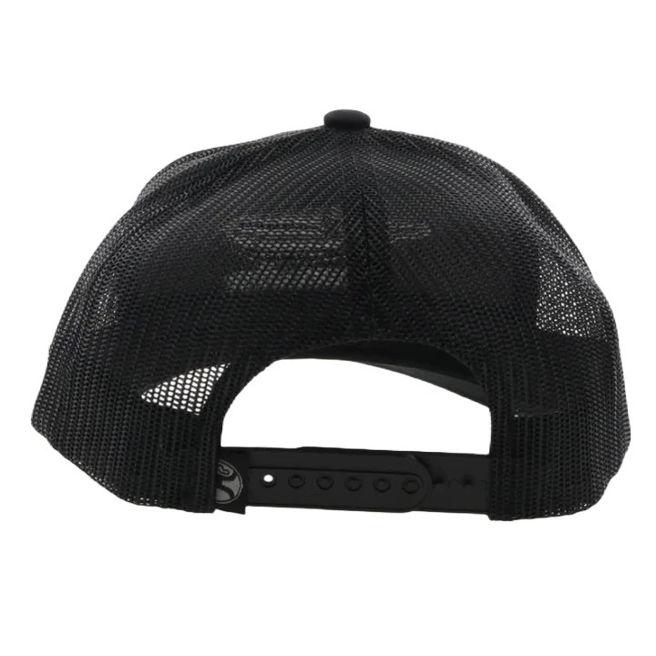 Hooey® Men's Resistol Feather 6-panel Black Trucker Cap 2251T-BK 4 Hooey® Men's Resistol Feather 6-panel Black Trucker Cap 2251T-BK - Image 2