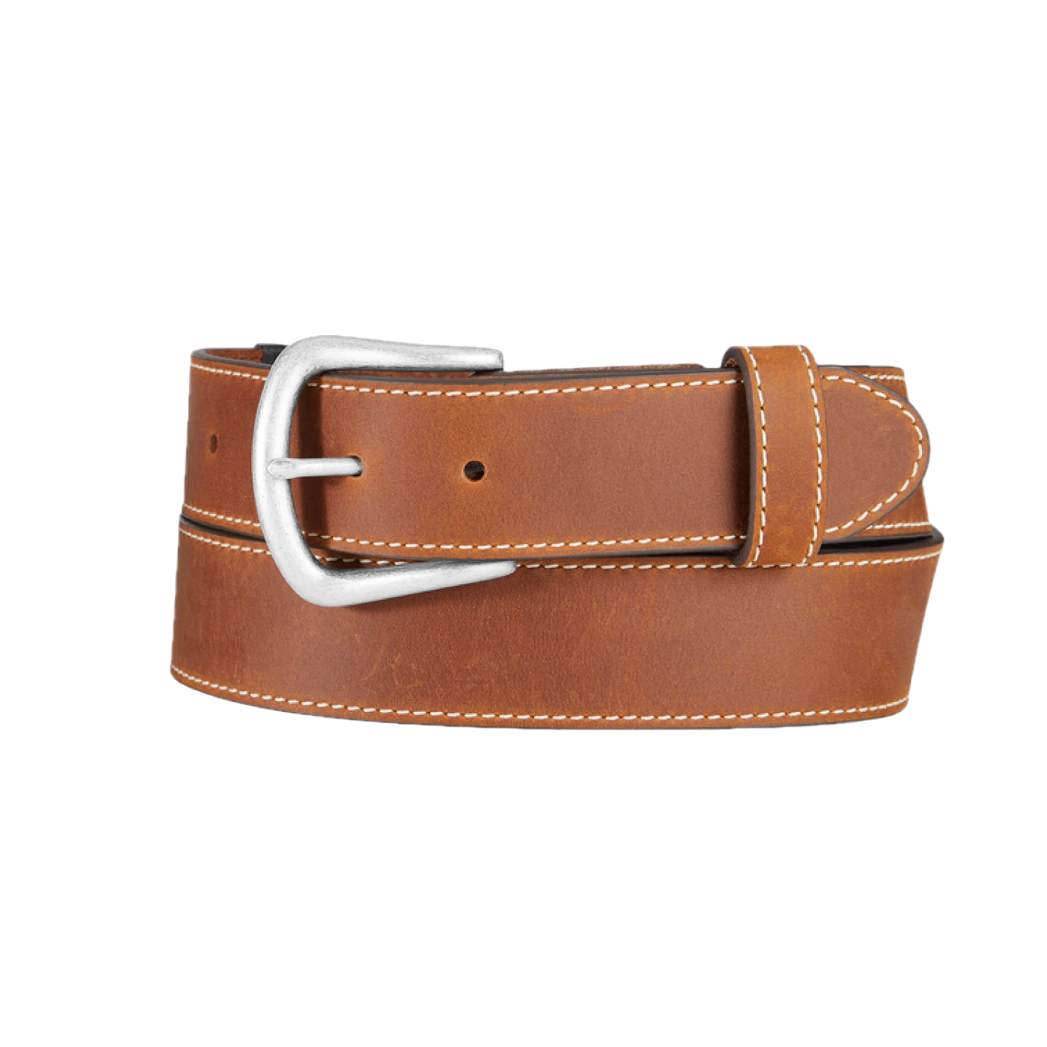 Justin® Men's Craftman Plain Brown Leather Belt C14059 3 Justin® Men's Craftman Plain Brown Leather Belt C14059