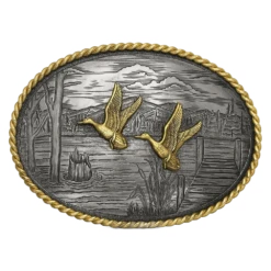 Montana Silversmiths On The Banks With Ducks Buckle G1259-629