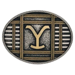 Montana Silversmiths® Men's Yellowstone Squared UpBuckle A912YEL