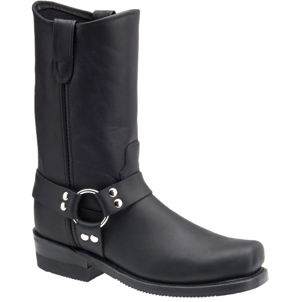 DOUBLE-H Men’s Black Domestic Harness Motorcycle Boots 4008 3 DOUBLE-H Men’s Black Domestic Harness Motorcycle Boots 4008