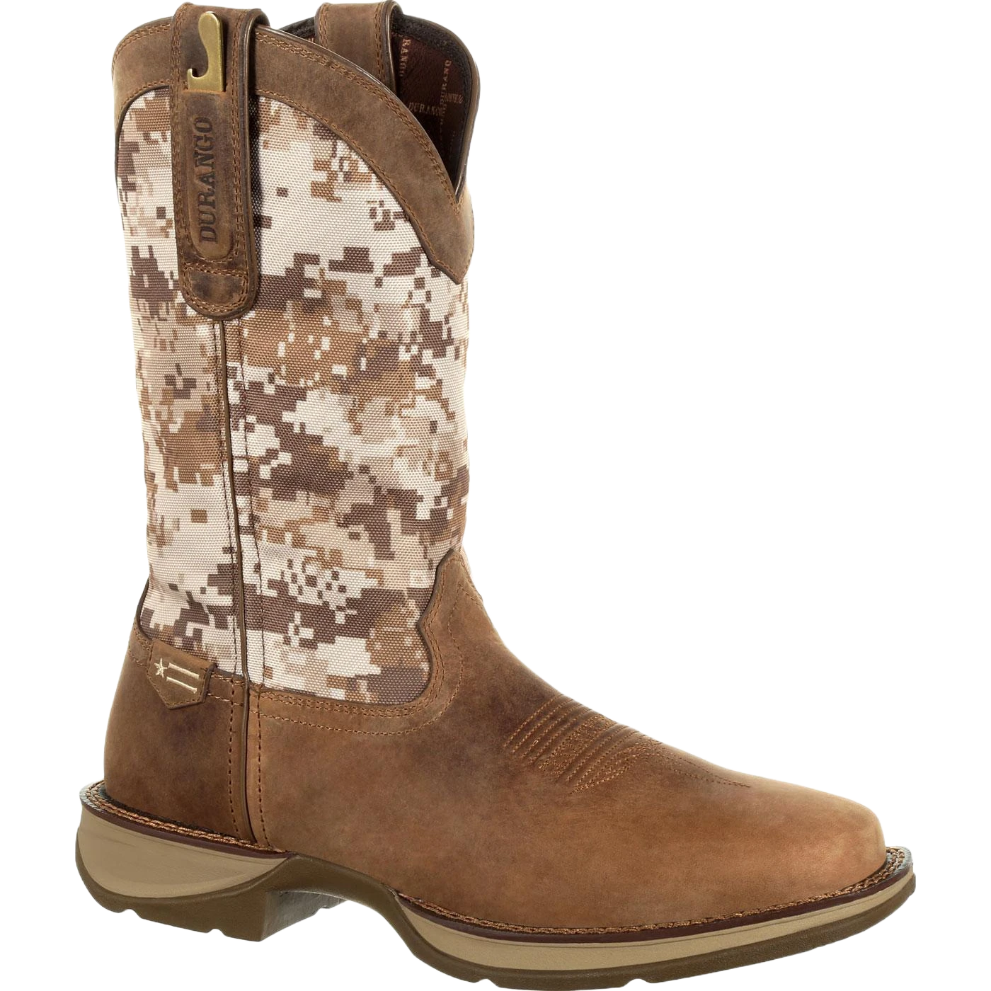 Durango Men's Rebel Desert Camo Dusty Brown Square Toe Boots DDB0166 3 Durango Men's Rebel Desert Camo Dusty Brown Square Toe Boots DDB0166