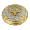 Nocona Mens Silver & Gold Steer Head Belt Buckle 37401 -Ariat Myproject 31 d560c24a 06a6 467f a174 a24731bf2926