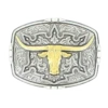 Nocona Mens Western Longhorn Rectangular Belt Buckle 37688 -Ariat Myproject 40 cf8c24a1 a320 46c6 92ea dccd630a299e