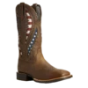 Ariat® Men's Quickdraw VentTEK® Brown Patriotic Flag Boots 10027165 -Ariat Myproject 51