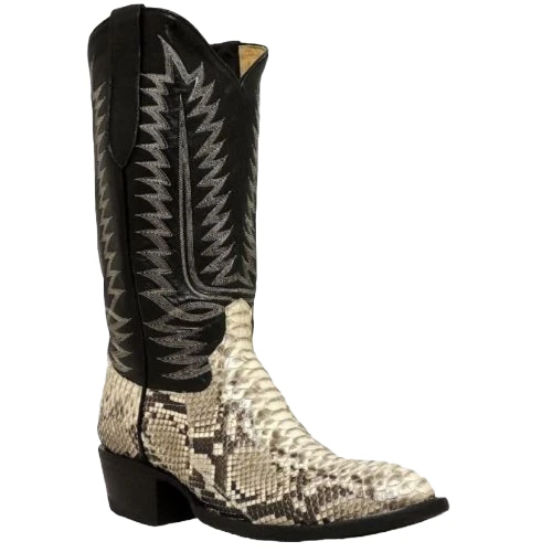 Cowtown Men’s Back Cut Python Exotic Boots W808 3 Cowtown Men’s Back Cut Python Exotic Boots W808