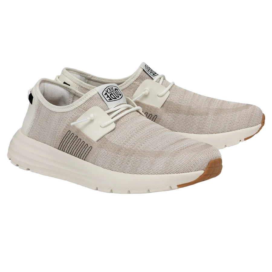 Hey Dude® Men's Sirocco White Slip On Shoes 40140-100 3 Hey Dude® Men's Sirocco White Slip On Shoes 40140-100