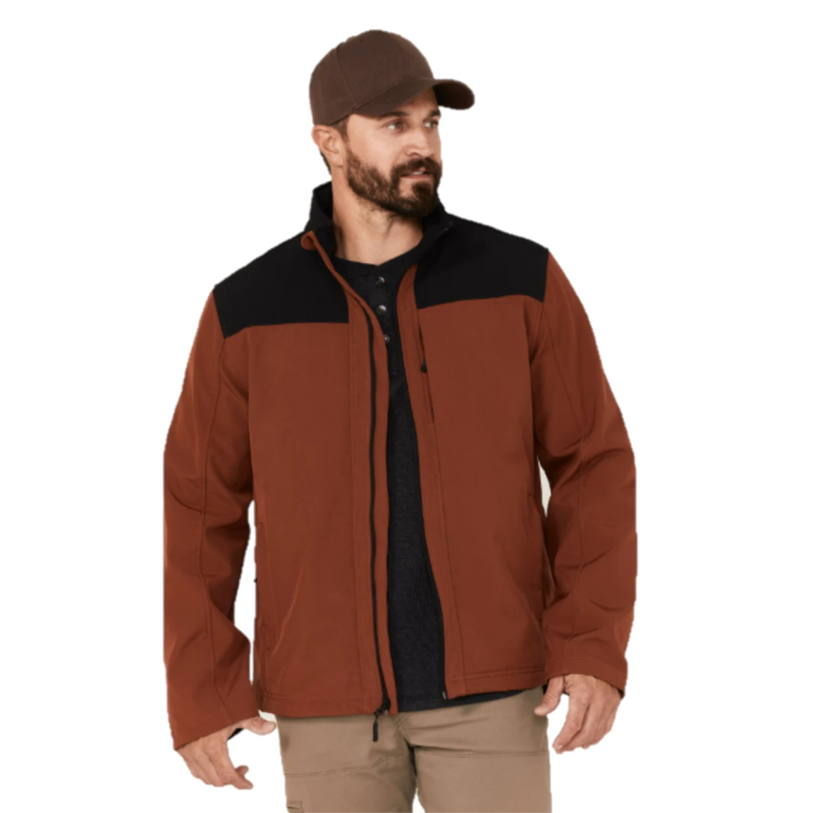 Powder River Outfitters® Men's Softshell Rust Jacket PRMO92RZY8-90 3 Powder River Outfitters® Men's Softshell Rust Jacket PRMO92RZY8-90