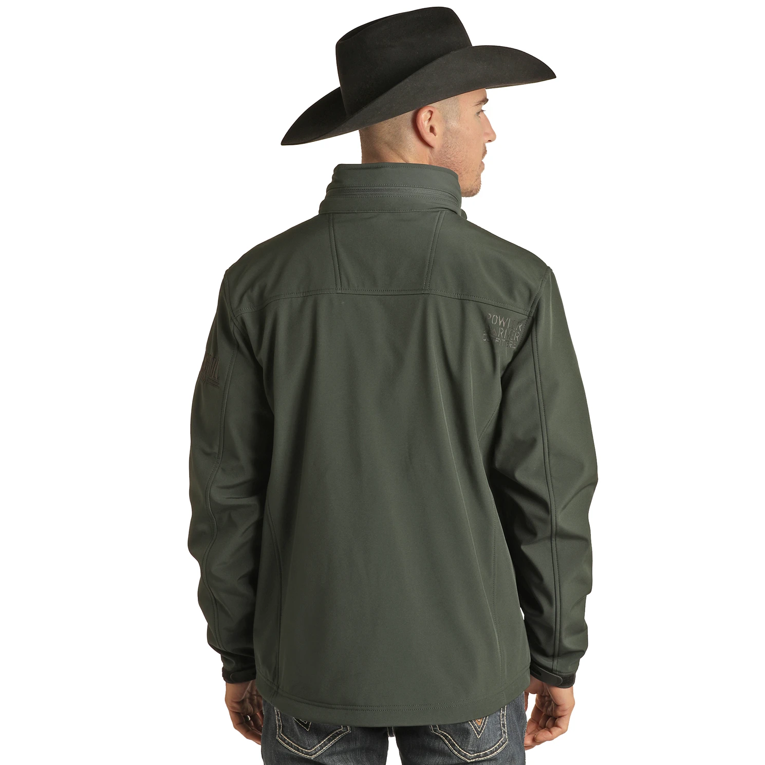 Powder River Outfitters® Men's Softshell Green Jacket PRMO92RZYC-30 4 Powder River Outfitters® Men's Softshell Green Jacket PRMO92RZYC-30 - Image 2