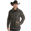 Powder River® Men's Boarder Wool Charcoal Jacket PRMO92RZZ9-02 -Ariat PRMO92RZZ9 02A