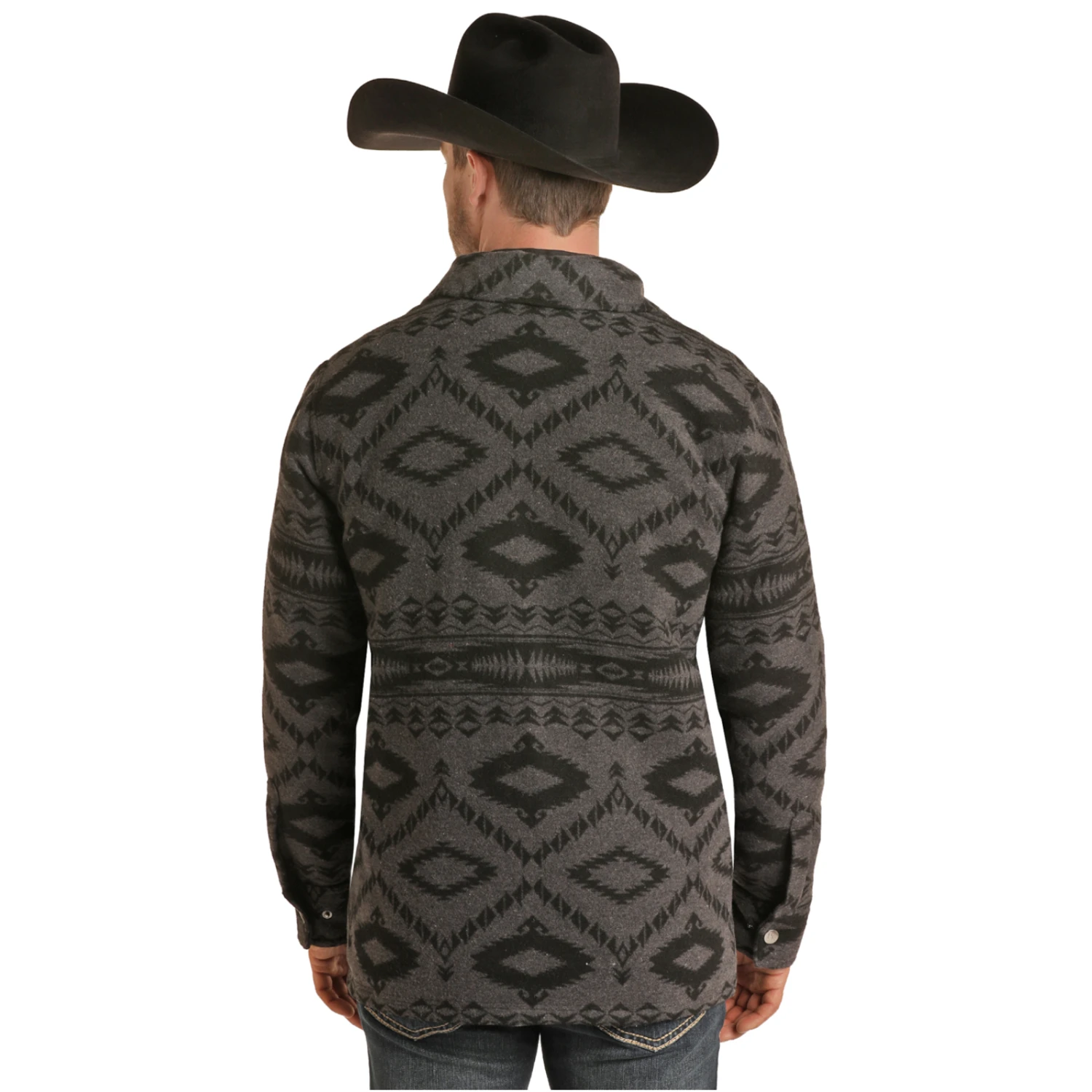 Powder River® Men's Boarder Wool Charcoal Jacket PRMO92RZZ9-02 4 Powder River® Men's Boarder Wool Charcoal Jacket PRMO92RZZ9-02 - Image 2