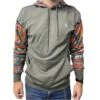 Hooey® Men's Roughy Summit Charcoal & Orange Aztec Hoodie RH1191CHOR -Ariat PSBSODRZ6L 76 1