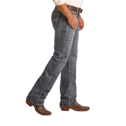 Rock & Roll Men's Two Tone Raise Medium Vintage Jeans RRMD0SRZSR -Ariat RRMD0SRZSR2