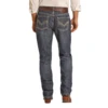 Rock & Roll Denim® Men's Raised Denim Stackable Dark Vintage Jeans RRMDTBR13Q-201 -Ariat RRMDTBR13Qa