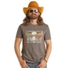 Rock & Roll Cowboy® Unisex Dale Brisby Charcoal T-Shirt RRUT21R0J2 -Ariat RRUT21R0J2