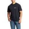 Ariat Men's Rebar Cotton Strong Logo Black T-shirt 10025405 -Ariat S19 MNS WORK Sullivan 10025405 front