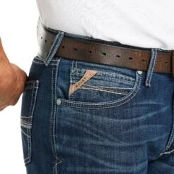 Ariat® Men's M4 Bragg Ford Relaxed Stretch Boot Cut Jeans 10034630 -Ariat S21 MNS WEST 10034630 detail01