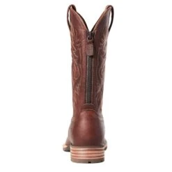 Ariat Men's Hybrid Big Boy Back Zip Peanut Brown Boots 10035902 -Ariat S21 MNS WEST 10035902 heel