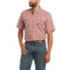 Ariat® Men's Rebar Made Tough Durastretch Dark OL Plaid Shirt 10035297 2 Ariat® Men's Rebar Made Tough Durastretch Dark OL Plaid Shirt 10035297 -Ariat S21 MNS WORK 10035297 front