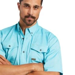 Ariat® Men's Rebar Made Tough VentTEK DuraStretch Work Shirt 10035518 -Ariat S21 MNS WORK 10035518 detail01 1