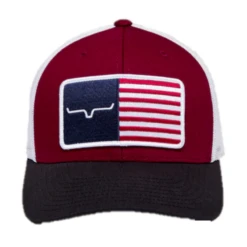 Kimes Ranch® Unisex American Trucker Burgundy Hat S22-012002 7 Kimes Ranch® Unisex American Trucker Burgundy Hat S22-012002 -Ariat S22 012002