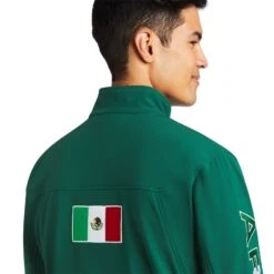 Ariat Men's New Team Verde Softshell Jacket 10039459 -Ariat S22 MNS ENGL 10039459 detail01f