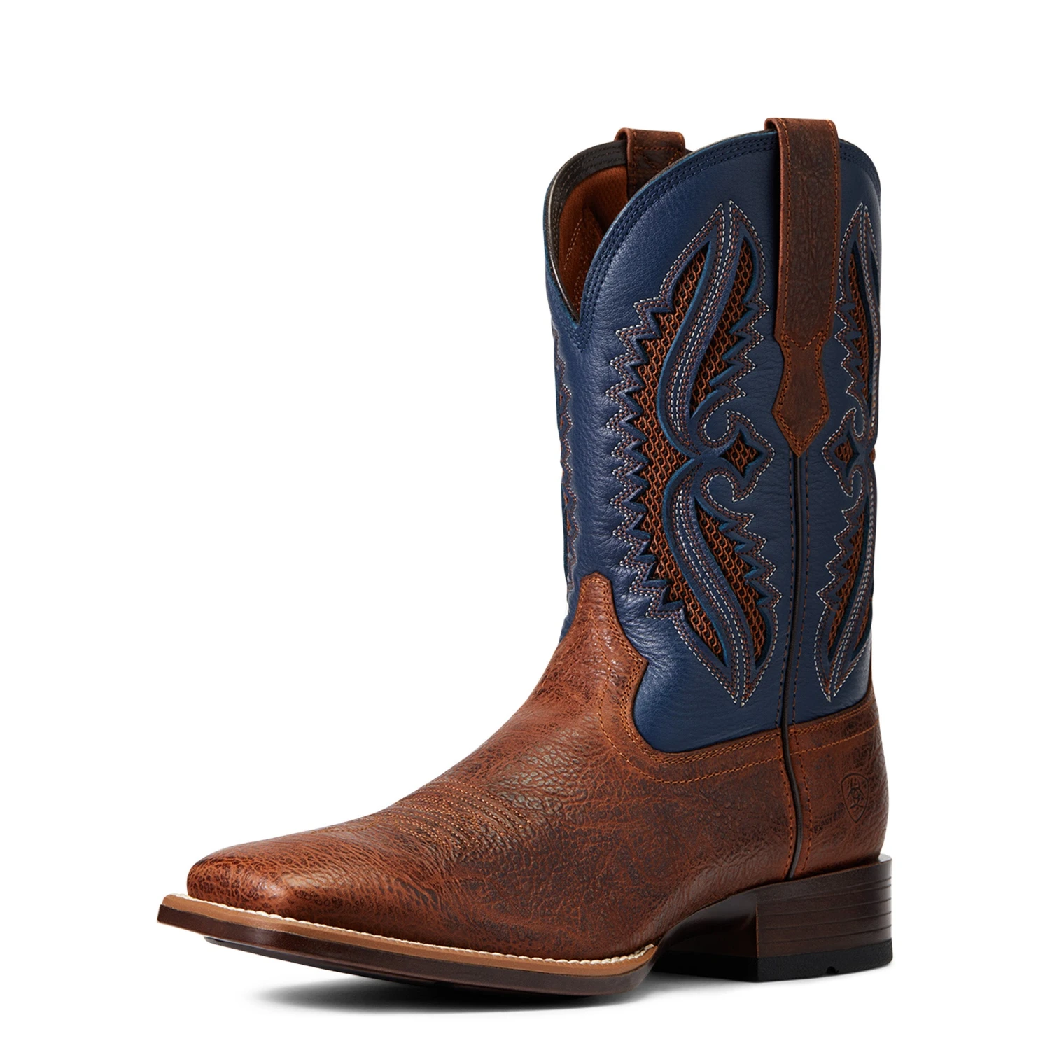 Ariat® Men's VentTEK™ 360° Rowder Tan & Blue Boots 10040238 6 Ariat® Men's VentTEK™ 360° Rowder Tan & Blue Boots 10040238 - Image 4