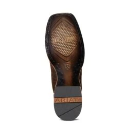 Ariat Men's Circuit Rockridge Dark Coffee & Conch Tan Boots 10040241 -Ariat S22 MNS WEST 10040241 sole