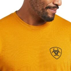 Ariat® Men's Buckthorn Heather Rope Shield Graphic T-Shirt 10040870 -Ariat S22 MNS WEST 10040870 detail01