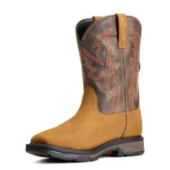 Ariat Men's Workhog® XT Waterproof Soft Toe Work Boots 10038921 -Ariat S22 MNS WORK 10038921 medial