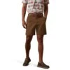Ariat® Men's Tek 8" Teak Brown Shorts 10043181 2 Ariat® Men's Tek 8" Teak Brown Shorts 10043181 -Ariat S23 MNS WEST 10043181 front