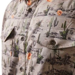 Ariat Men's VentTEK Western Dove Desert Scape Button Down Shirt 10043431 -Ariat S23 MNS WEST 10043431 detail01
