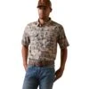 Ariat Men's VentTEK Western Dove Desert Scape Button Down Shirt 10043431 1 Ariat Men's VentTEK Western Dove Desert Scape Button Down Shirt 10043431 -Ariat S23 MNS WEST 10043431 front