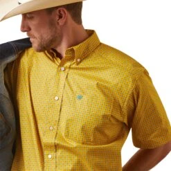 Ariat® Men's Kalul Golden Rod Classic Fit Button Down Shirt 10043865 10 Ariat® Men's Kalul Golden Rod Classic Fit Button Down Shirt 10043865 -Ariat S23 MNS WEST 10043865 detail01