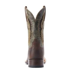 Ariat® Men's Rowder VentTEK™ 360° Rowdy Rust & Forest Green Western Boots 10044478 -Ariat S23 MNS WEST 10044478 heel