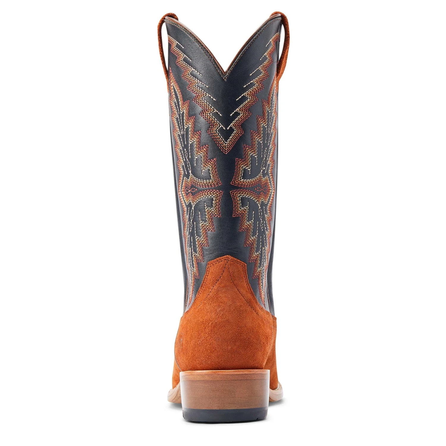Ariat® Men's Futurity Showman Dark Copper Roughout & Black Western Boots 10044524 6 Ariat® Men's Futurity Showman Dark Copper Roughout & Black Western Boots 10044524 - Image 4